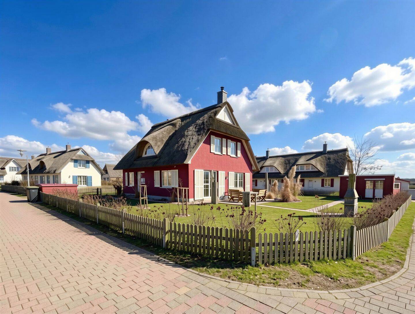 Voll möbliertes großes Reetdach-Ferienhaus Wellnessoase in Ostseenähe & guter Vermietungsauslastung – Zierow – Vorschaubild 6