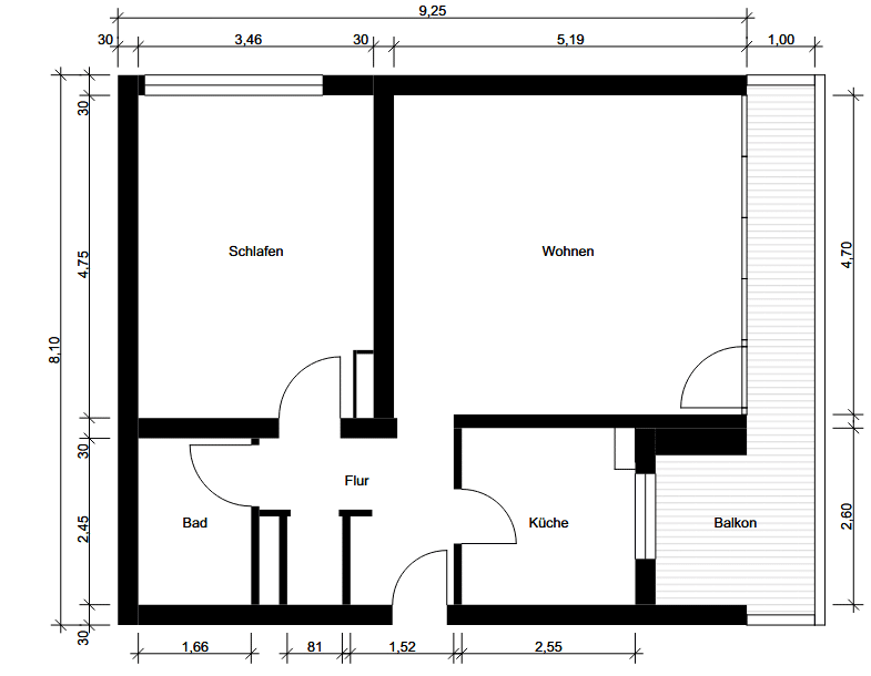 Neu renovierte 2-Zimmmer Wohnung – Nürnberg – Vorschaubild 9