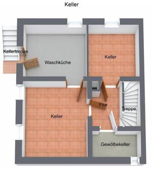 charmante DHH, 4,5 Zi., großer Garten, Carport ruhige rückwärtige Lage direkt am Römerkastell – 70376 Stuttgart – Vorschaubild 5