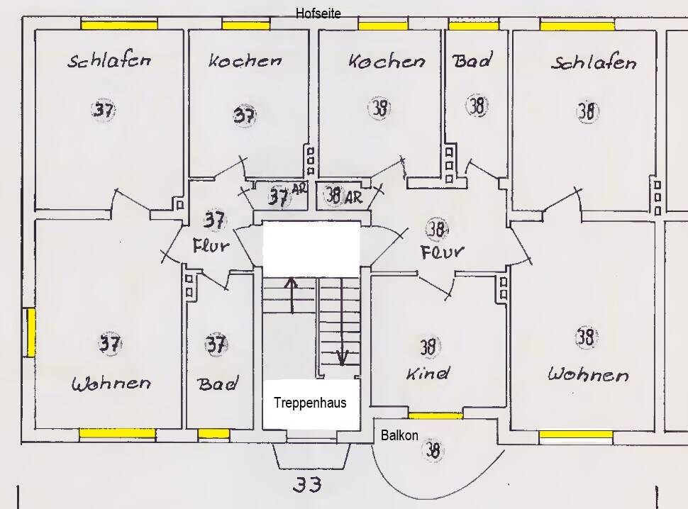 Paket: 6 vermietete ETW= 1 Hauseingang in Gröpelingen – Bremen – Vorschaubild 5