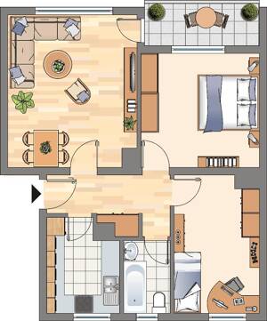 3 Zimmerwohnung mit LAMINAT!!!!!! – 44319 Dortmund – Vorschaubild 5
