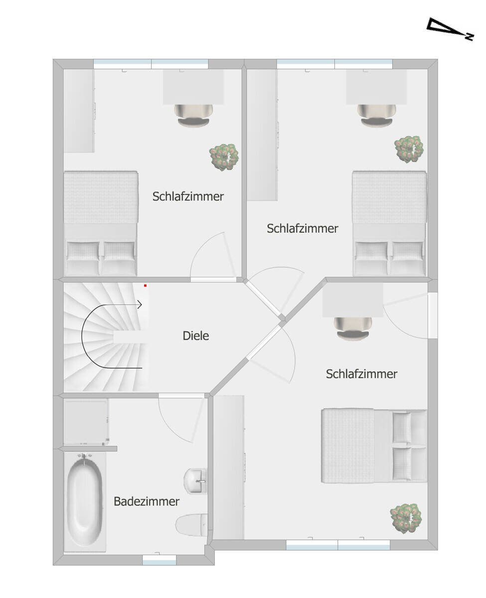 **Doppelhaushälfte mit schönem Garten und Garage in ruhiger Lage von Dortmund-Eving** – Dortmund – Vorschaubild 8