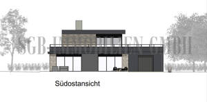 Bremen-Borgfeld: Neubau-Villa in Traumlage mit ca. 843 m² Grundstück und Doppelgarage - Erstbezug – 28357 Bremen – Vorschaubild 2