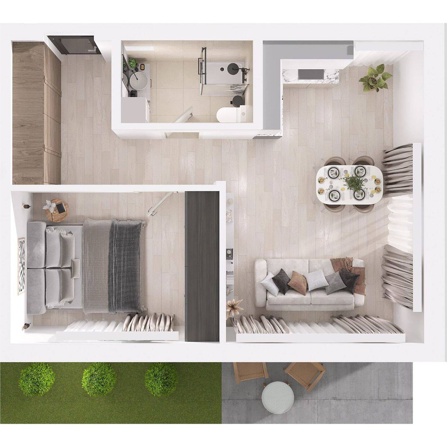 Kompakte 2-Zimmer-Neubauwohnung - Ideal für Kapitalanleger – Nürnberg – Vorschaubild 2