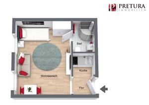 Modernisiertes und vollmöbliertes 1-Zimmerapartment – 67059 Ludwigshafen am Rhein – Vorschaubild 2