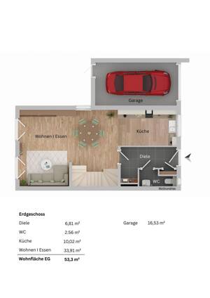 Stadtnah und dennoch ruhig – Wohnen mit Garten, Dachterrasse und Park vor der Tür – 4289 Leipzig – Vorschaubild 8
