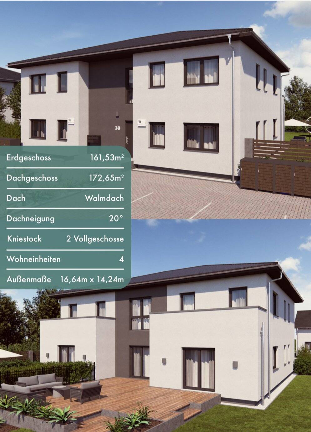 Anleger & Bauträger - Renditestarkes Mehrfamilienhaus mit 4 Wohneinheiten - Kapitalanlage in zentraler Lage – Wolfsburg – Vorschaubild 4
