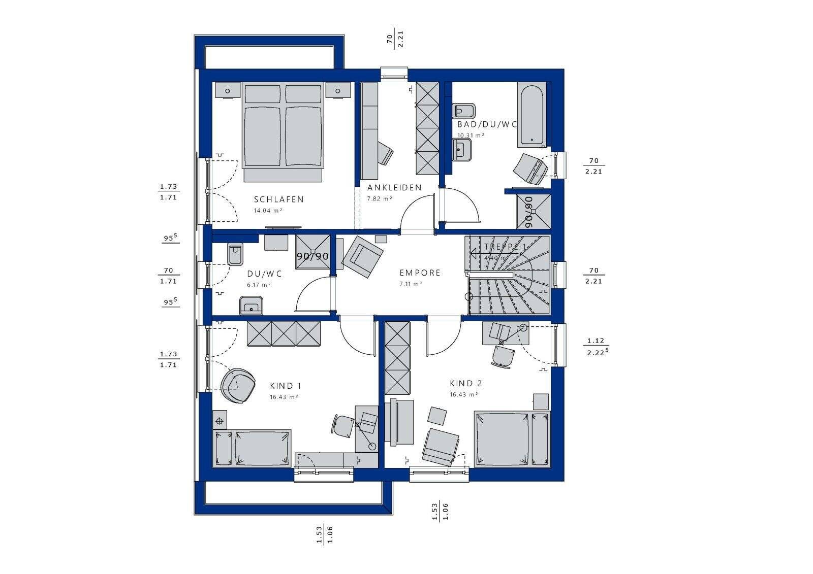 Viel Platz für Ihre Familieinkl. Grundstück – Oldenburg – Vorschaubild 3