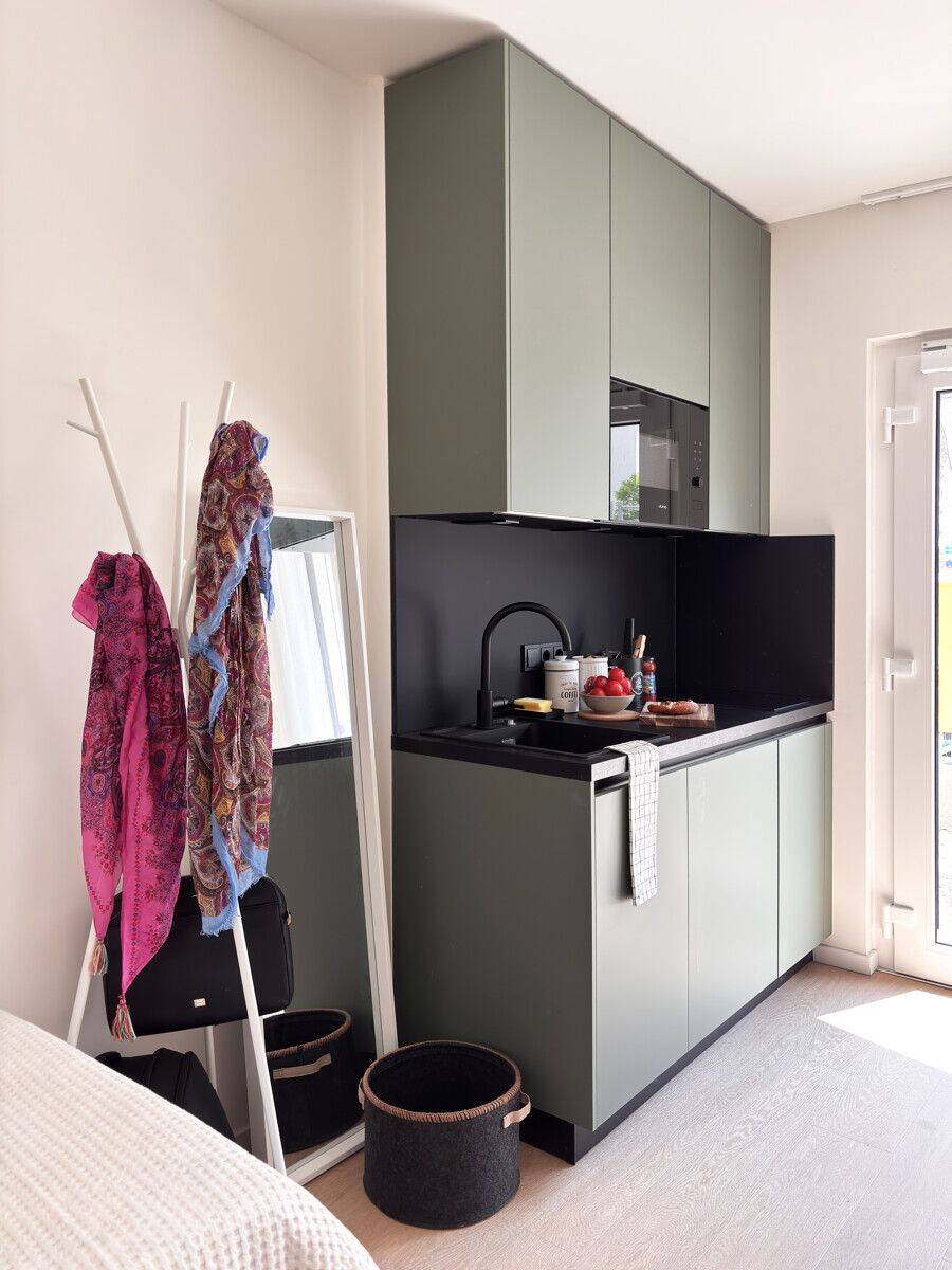 Möbliertes Neubau-Apartment mit sonniger Terrasse für Studenten/Azubis - direkt an der Uni Augsburg! – Augsburg – Vorschaubild 6
