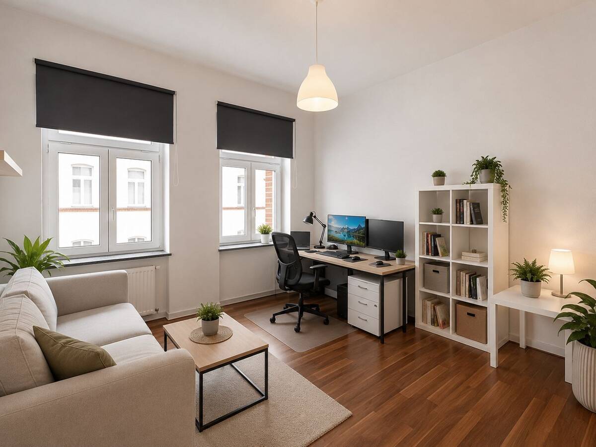 Klein aber fein: Vermietete Zwei-Zimmer-Wohnung - über 5 % Rendite – 99089 Erfurt – Bild 1 von 5