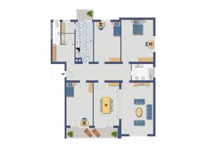 Top-Investment in 1A City Lage Würzburg : 160 m² Premium-Wohnung mit massivem Steuervorteil und späterer Selbstnutzung