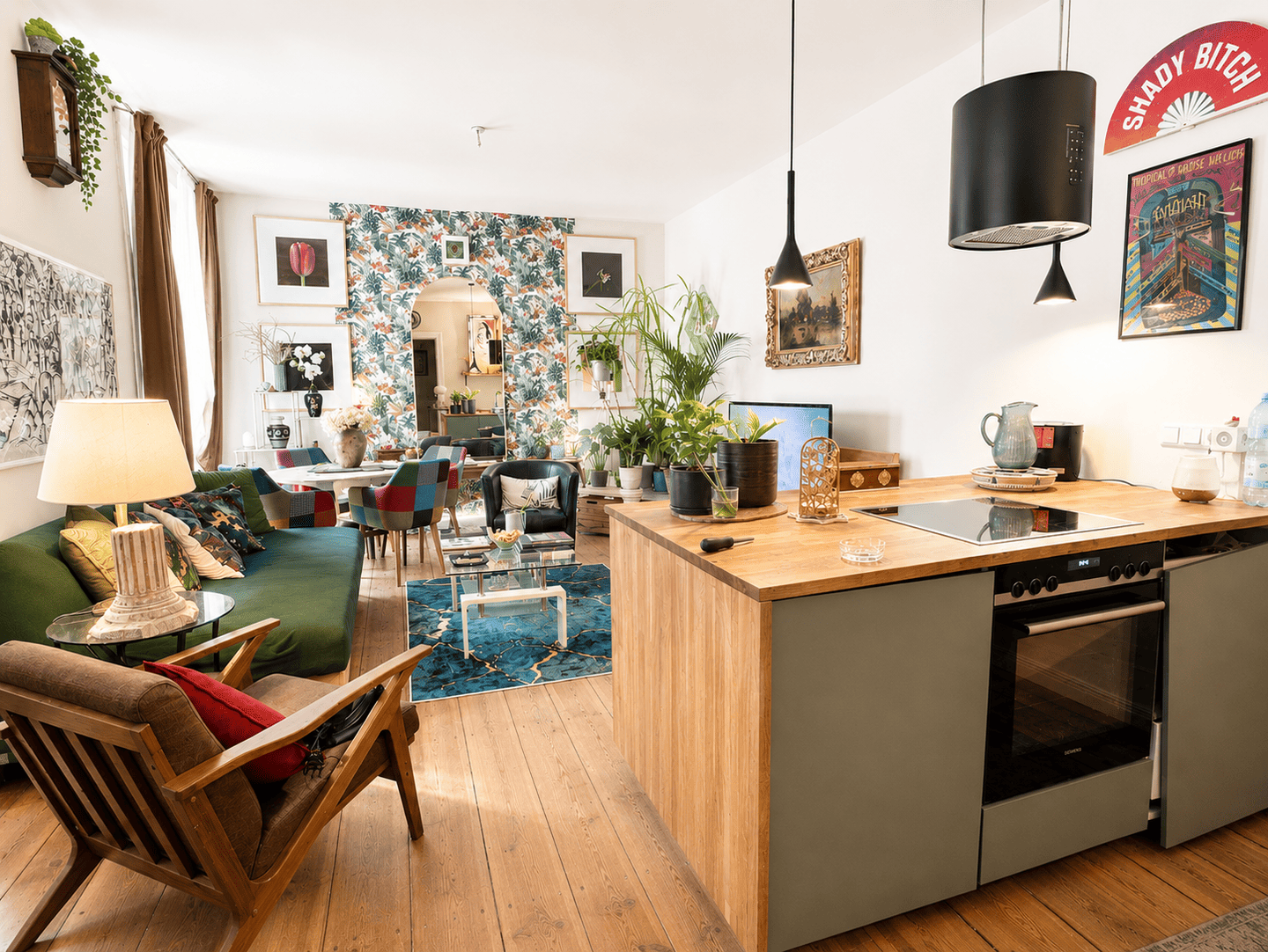 Gemütliche Altbauwohnung im ruhigen Hinterhaus - mitten in Kreuzberg