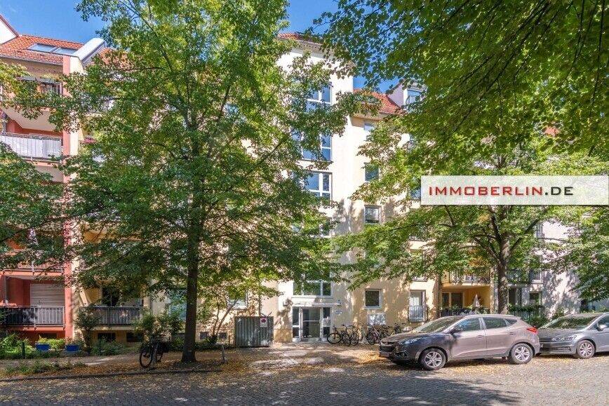 IMMOBERLIN.DE - Sehr attraktive Wohnung mit Loggia in Ruhelage nahe Antonplatz