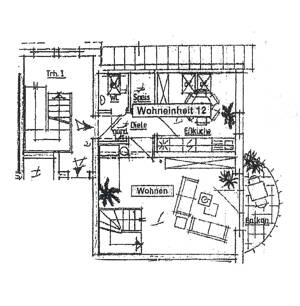 Tolle 3 - Zimmer - Maisonette - Wohnung mit zwei sonnigen Balkonen und TG-Stellplatz in Burladingen – 72393 Burladingen – Vorschaubild 7
