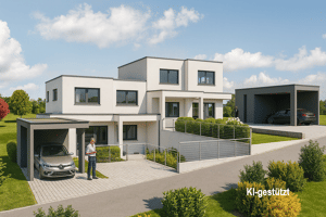 Moderne Doppelhaushälfte an der Achalm