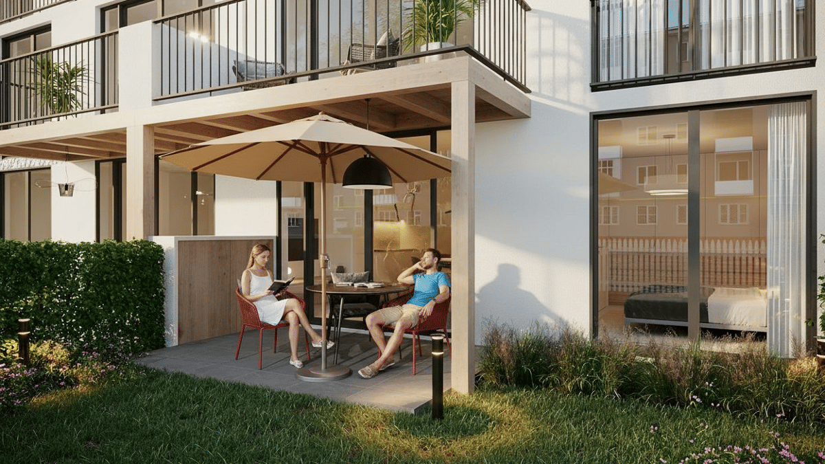 Grüne und ruhige Oase in der City! Diese chice Wohnung können Sie gerne im Rohbau besichtigen. – 91054 Erlangen – Bild 1 von 9