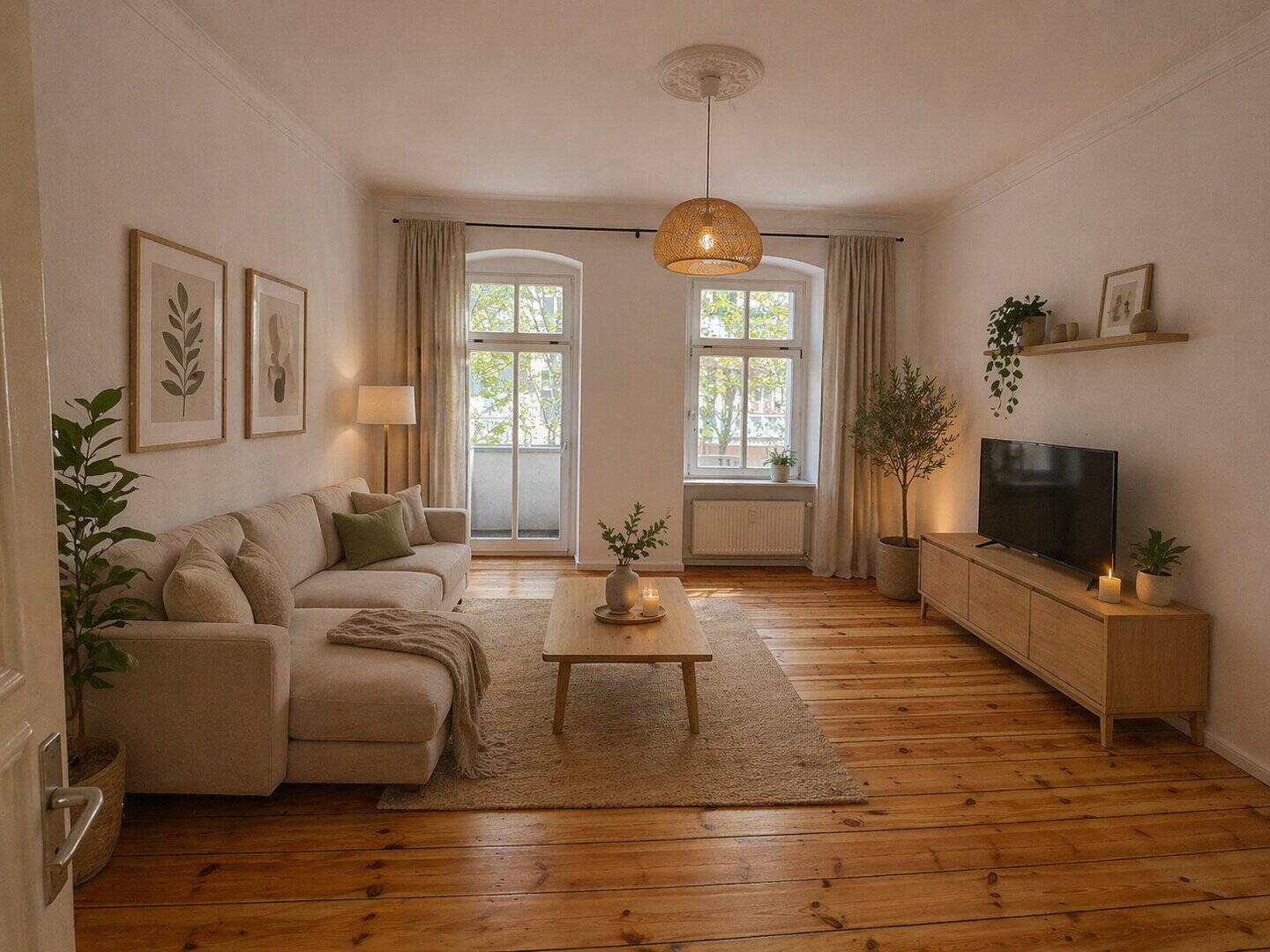 Provisonsfrei: 3-Zimmer Wohnung mit Balkon im griechischen Kiez – Berlin – Bild 1 von 7