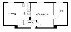 Einfach genial! Bezugsfertige 2 Zimmerwohnung in modernisierten Gebäude – 44149 Dortmund – Vorschaubild 3