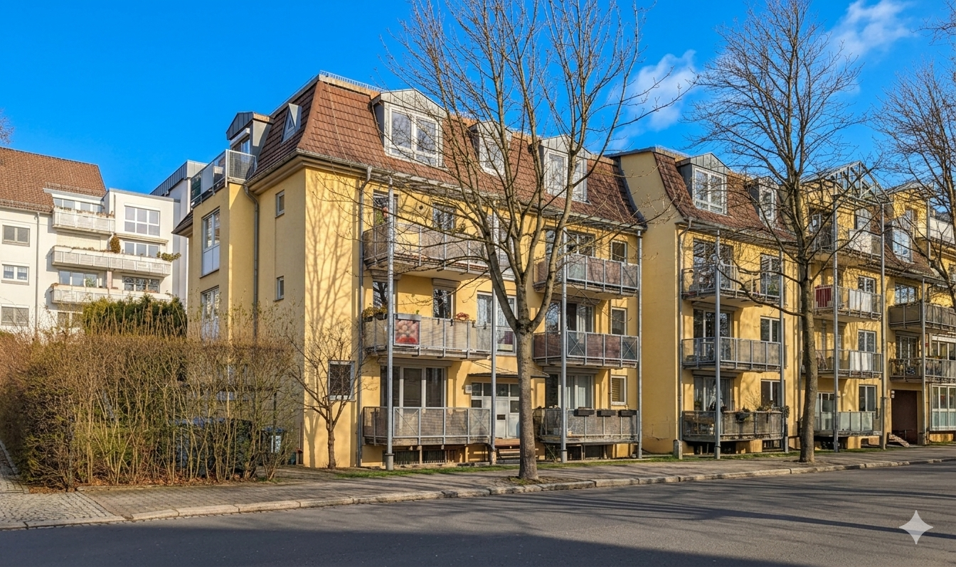 Ruhige Stadtparkoase mit Balkon und TG-Stellplatz