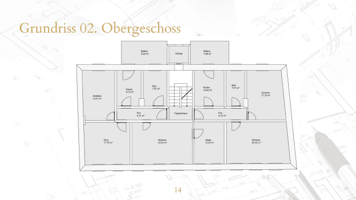 Stilvolle DG-Wohnung im sanierten Altbau mit Balkon, KfW-40 EE, Stellplatz und Top-Ausstattung – Magdeburg – Vorschaubild 9