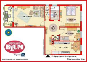 helle, großzügig geschnittene 3-Zimmer-Mietwohnung mit Einbauküche, großer Loggia und Garage in ruhiger und beliebter Wohnlage von LU-Oggersheim