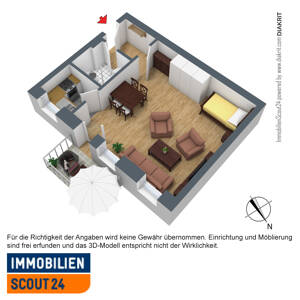 Schöne 1 Raumwohnung zu verkaufen