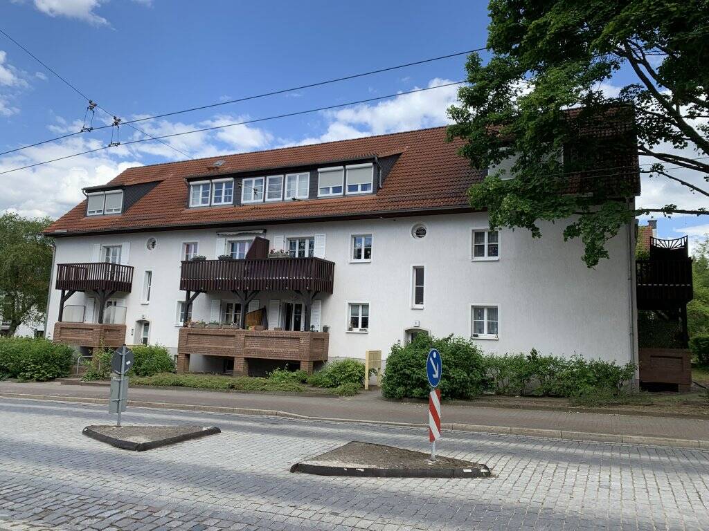 Eine frisch modernisierte Wohnung mit Blick ins Grüne