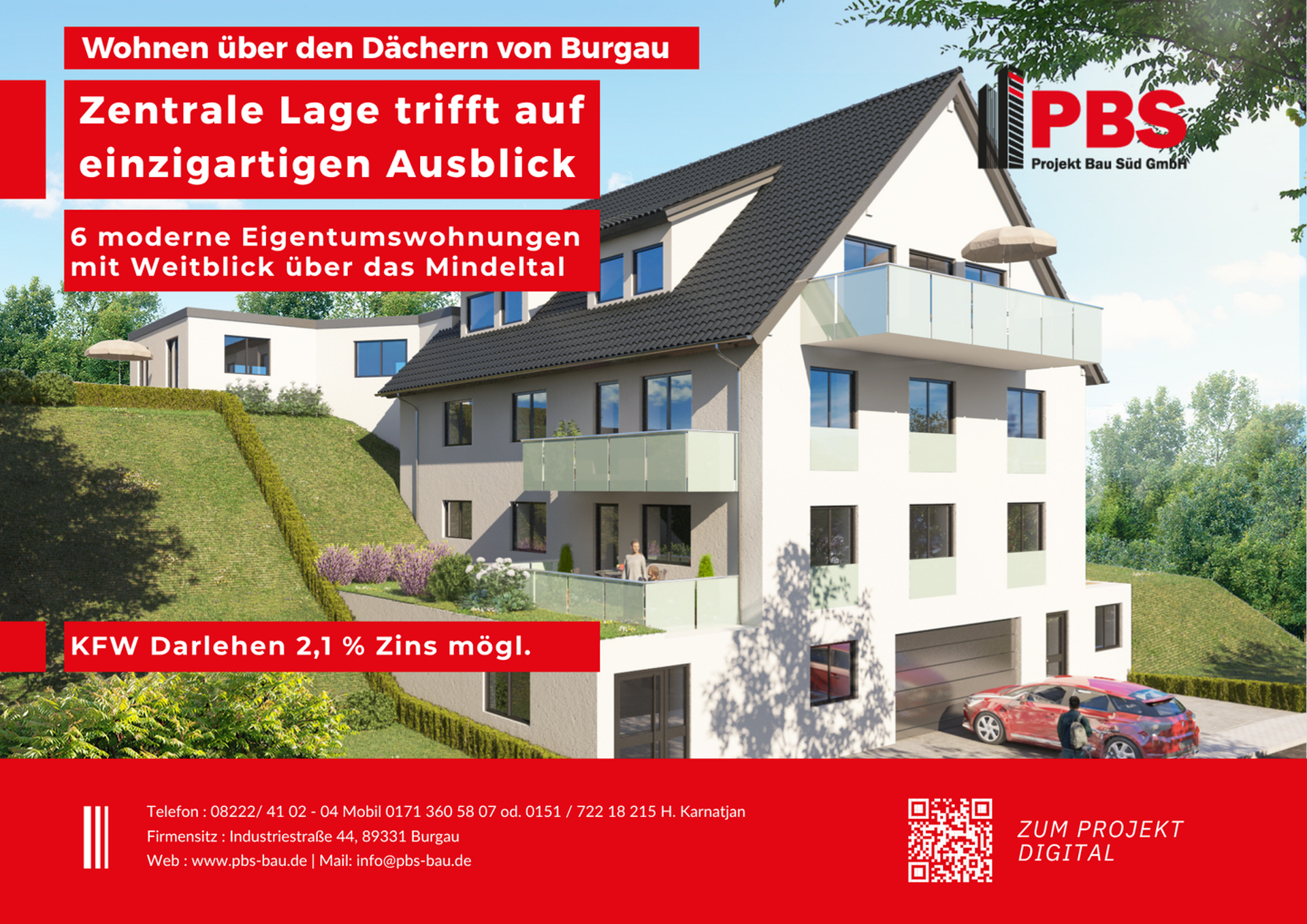 Etagenwohnung in 89331 Burgau mit 63 m² kaufen