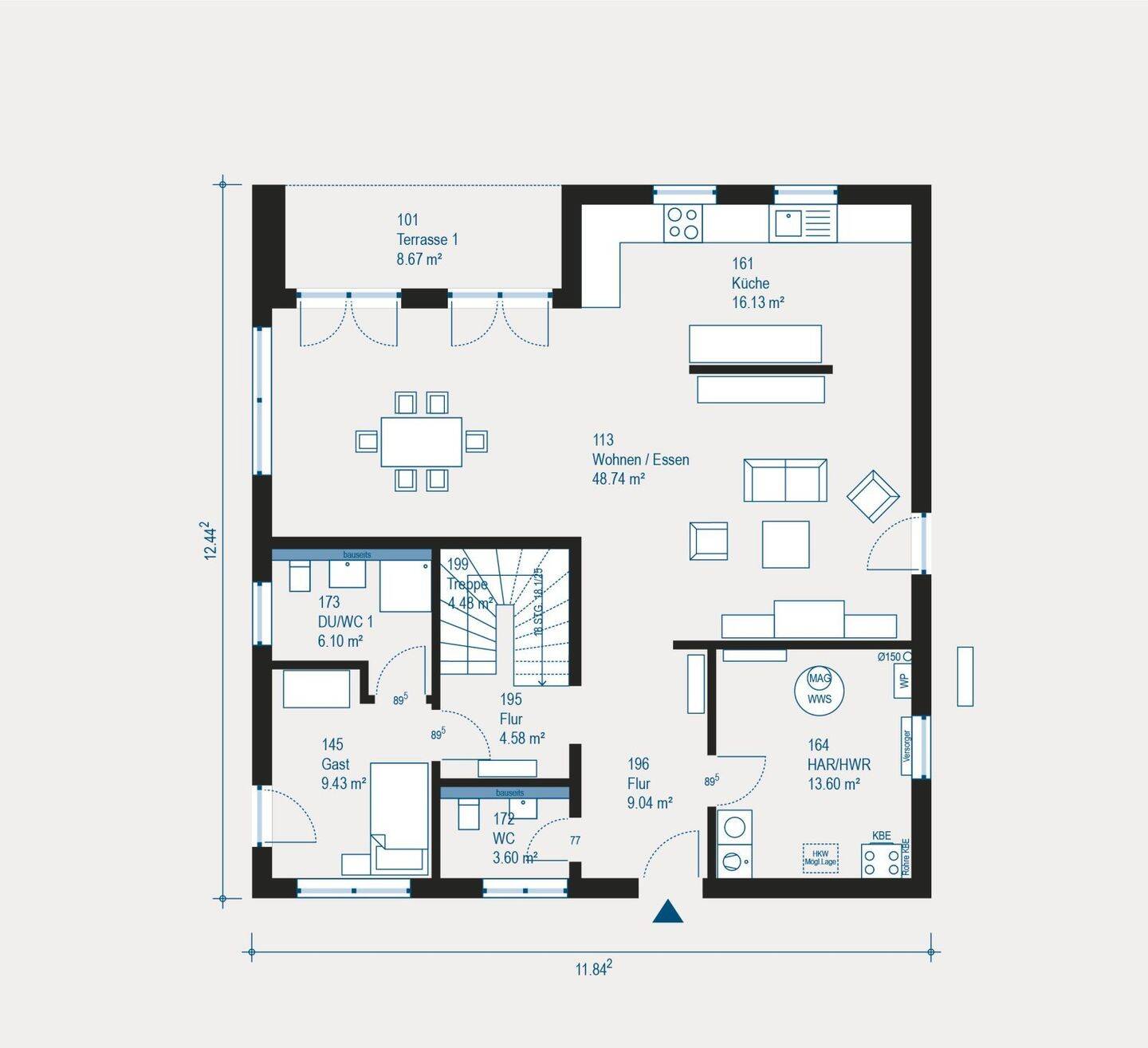Exklusive Stadtvilla in Herxheim - Individuell geplantes Traumhaus mit allkauf Qualität – Baiern – Vorschaubild 2