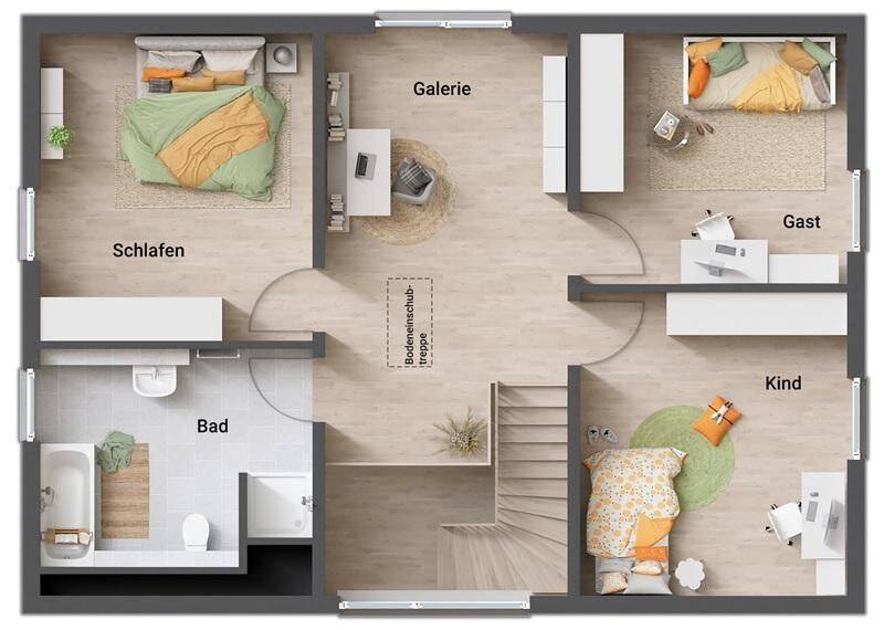 NEU: "Aura" - Traumhaus mit Einbauküche & Bodenbelägen & PV-Anlage & - Alles drin, alles dran - Du malerst noch - Dann kannst du einziehen! – Worms – Vorschaubild 5