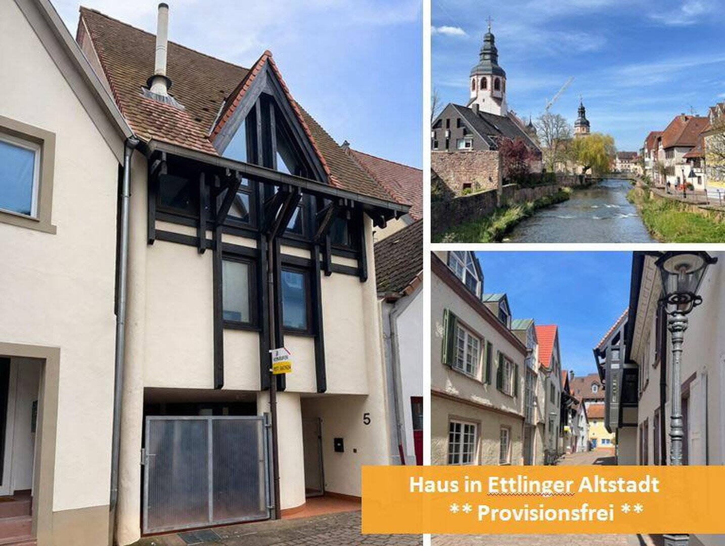 Ettlingen, beste Altstadtlage nahe Alb und Fußgängerzone – Ettlingen – Bild 1 von 9