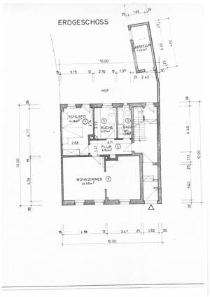 Sanierte 2 ZKB-Altbau-ETW mit sep. DG-Studio im 2 FH in Ma.-Seckenheim. – 68239 Mannheim – Vorschaubild 9