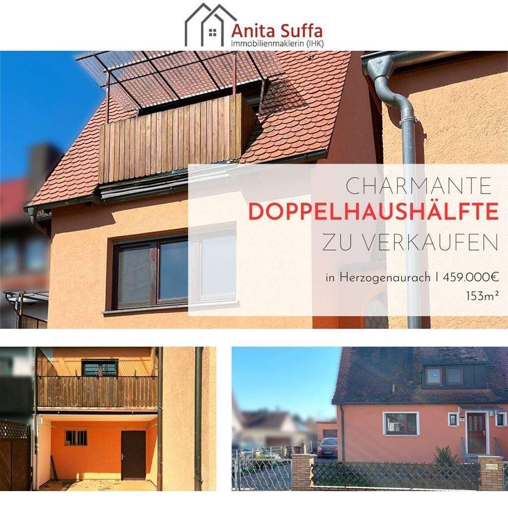 Charmante Doppelhaushälfte in gefragter Lage zu verkaufen! – Herzogenaurach – Bild 1 von 9