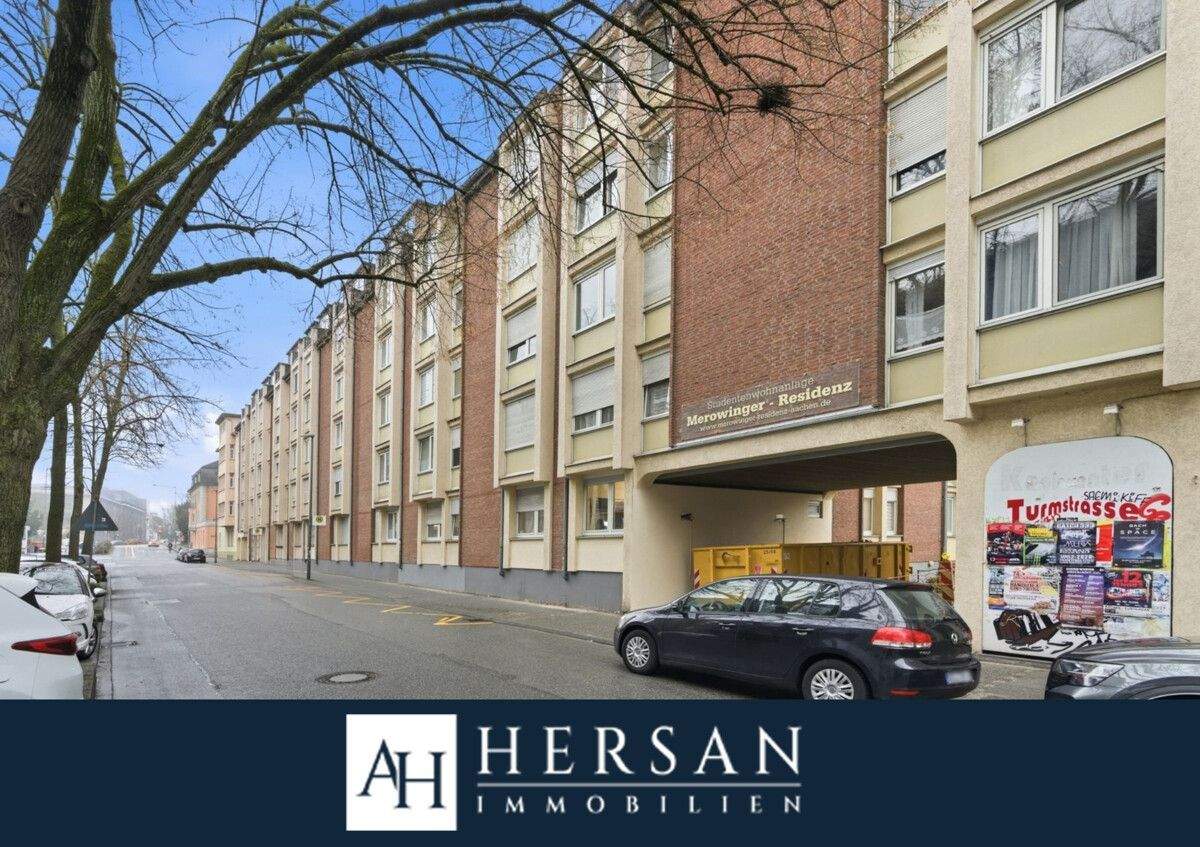 Bezugsfreie Einzimmerwohnung in Universitätslage mit Stellplatz - Merowinger Residenz!