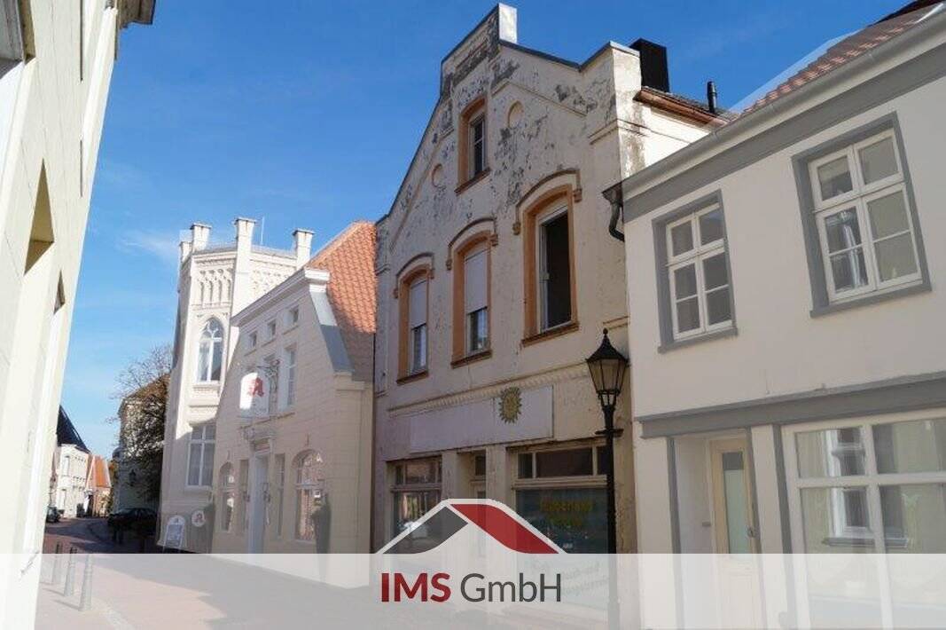 Kaufpreisreduzierung! Teilsaniertes Wohn- und Geschäftshaus in der Altstadt von Weener – Weener – Bild 1 von 9