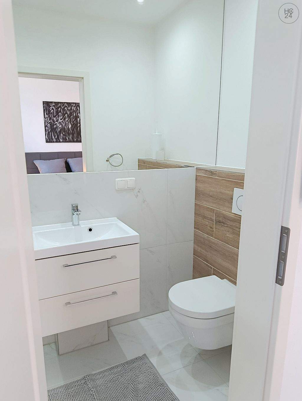 Schickes möbliertes 1-Zimmer Apartment mit Internet in Wiesbaden Westend – Wiesbaden – Vorschaubild 6