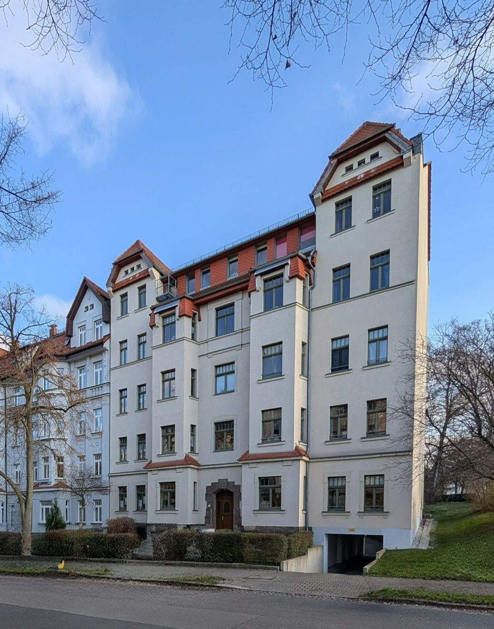 Blick über die Dächer von Chemnitz - moderne 3-Zimmer-Wohnung mit großem Balkon