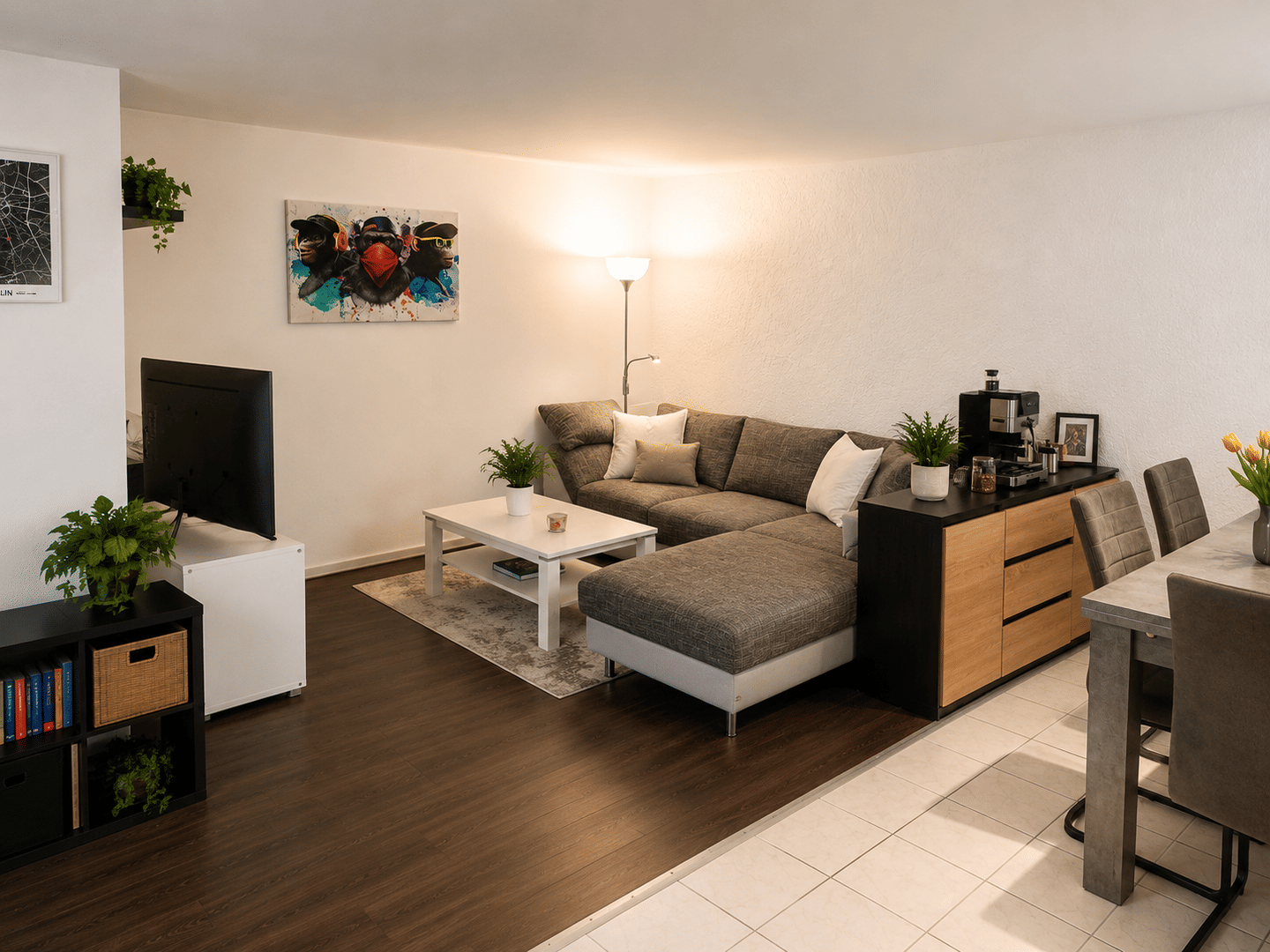 Zentrumsnahe 2-Zimmer-Wohnung mit Terrasse und guter Anbindung in Ingolstadt – Ingolstadt – Bild 1 von 7