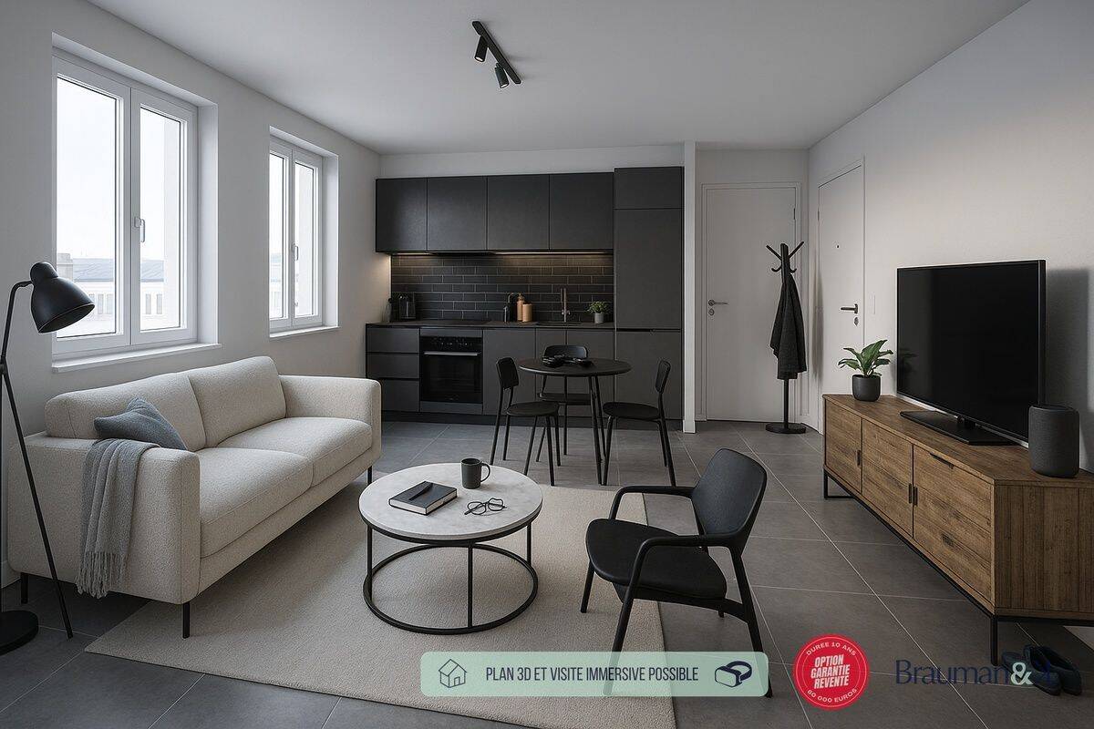 Appartement 1 pièce 28 m² · à Aubervilliers · 28 m² · 142 000 €