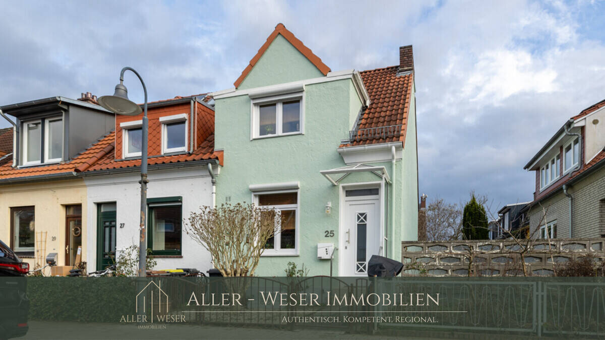 Bremen - Hulsberg | Hochwertig saniertes Reihenendhaus mit Terrasse und Garten – Bremen – Bild 1 von 9