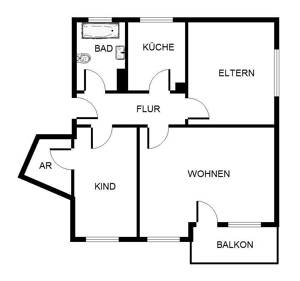 3-Zimmer-Wohnung mit Balkon in Gelsenkirchen Hassel – 45896 Gelsenkirchen – Vorschaubild 7