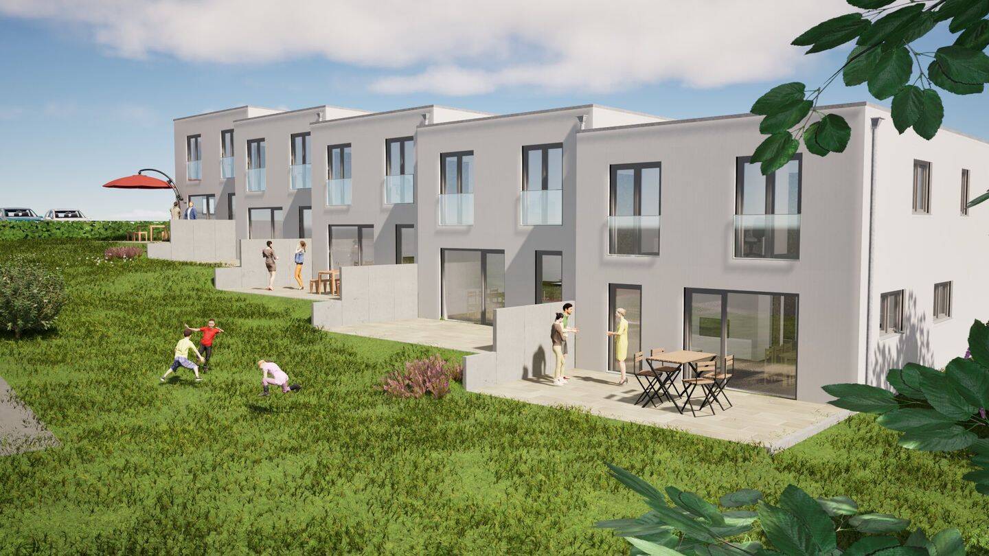 Provisionsfreies Neubaureihenmittelhaus (KFW55) mit zwei Stellplätzen, PV und Wallbox möglich – Trier – Vorschaubild 3