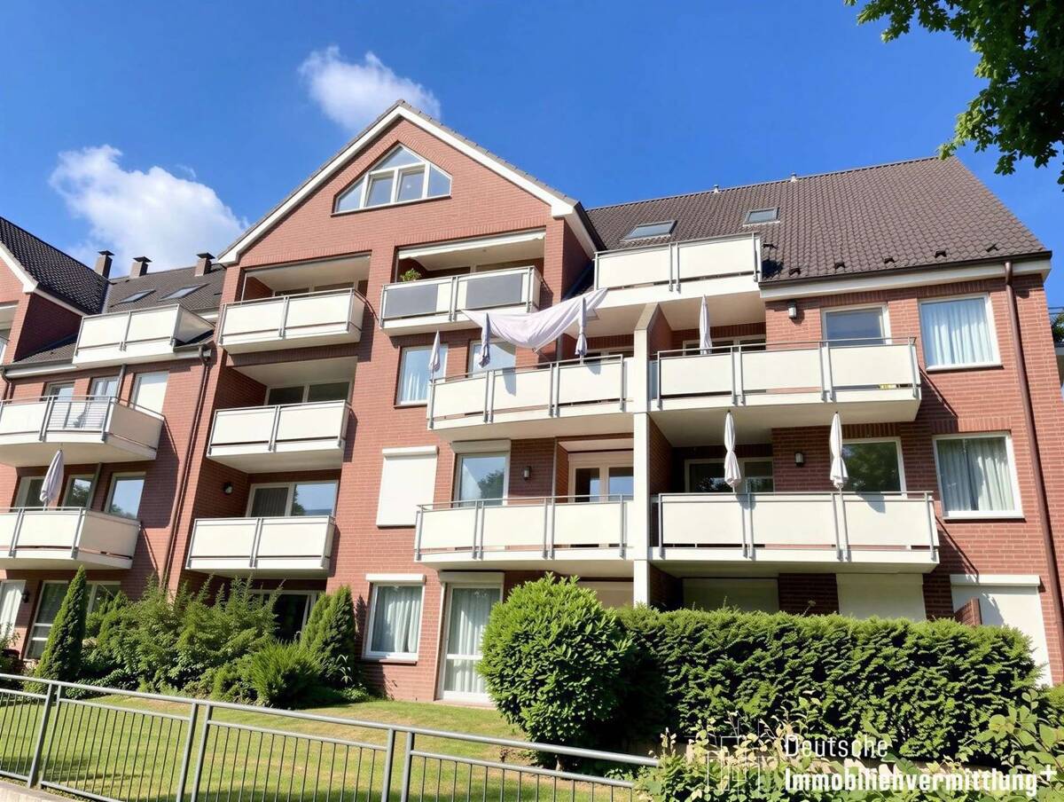 Wohnen auf zwei Ebenen - gepflegte Maisonette mit Balkon und TG-Stellplatz – 22523 Hamburg – Bild 1 von 9