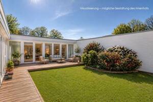 Sonniger Atrium-Bungalow mit Zimmerpotenzial, Teilkeller + Garage, Nähe International School! – 22609 Hamburg – Vorschaubild 3
