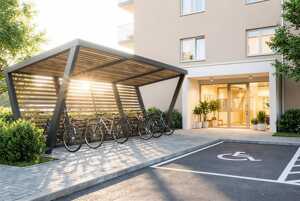 Praktische Ein-Raum-Wohnung im Neubau mit Balkon (We 1)