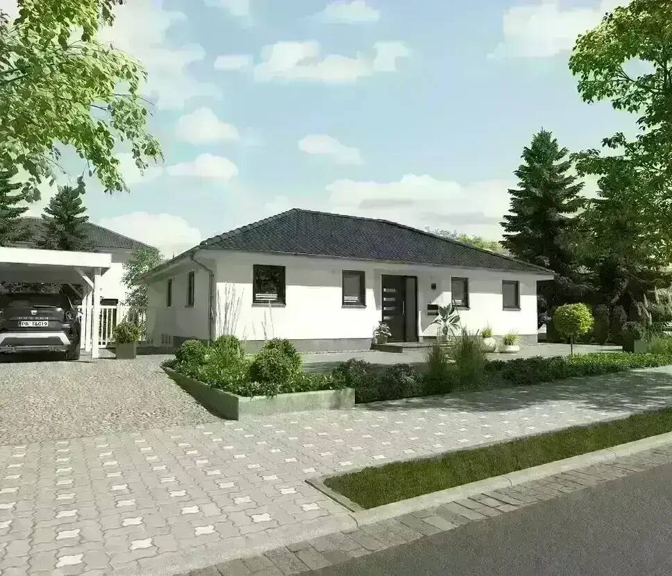 Baubeginn bereits erfolgt! Nur 350m zum Strand! Winkelbungalow auf idyllisch gelegenem Grundstück – Lubmin – Vorschaubild 3