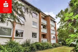 Bremen-Hulsberg: Helle 3-Zimmer-Etagenwohnung mit Balkon in ruhiger Sackgasse