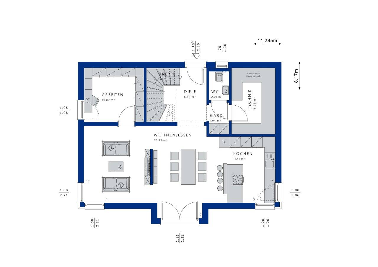 Ihre Gelegenheit zum eigenen Haus inkl. Grundstück – Wardenburg – Vorschaubild 2