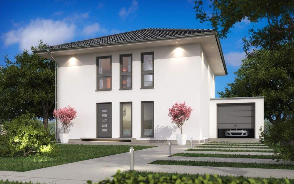 Ihr Zuhause mit Stil - Stadtvilla in Großkayna, gebaut mit ScanHaus – Braunsbedra – Bild 1 von 9