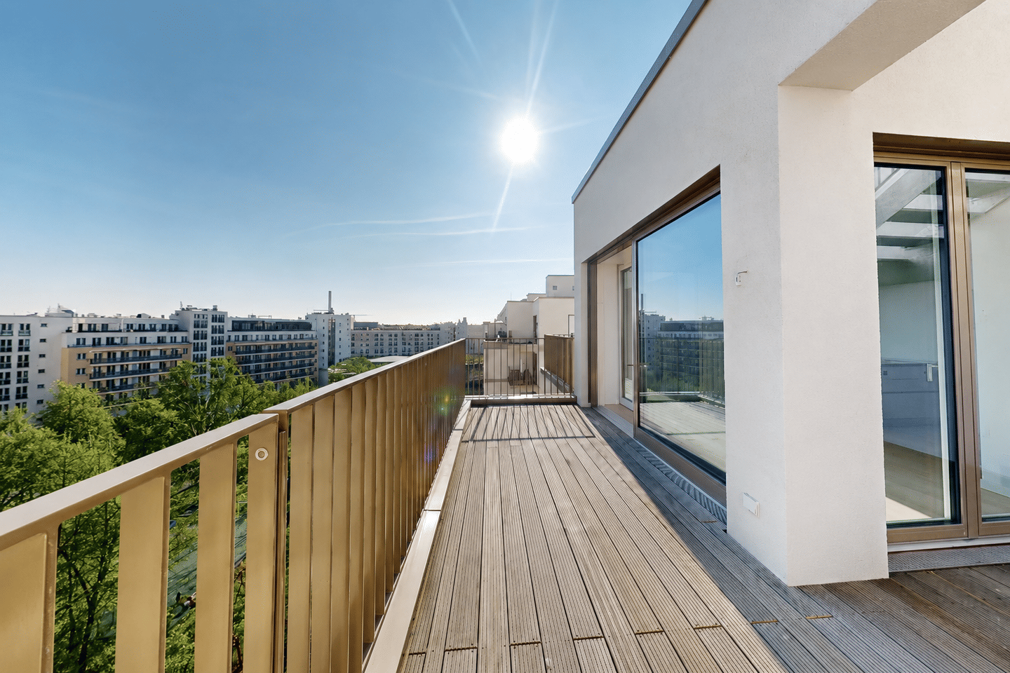 Neubau-Penthouse mit Weitblick und spektakulären Terrassen